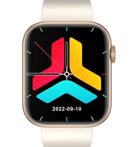 [Smart Watch] 1.83-inch Full Touch Screen Smart Watch | USB Rechargeable, Wireless Call And Message Reminder, Dual TPU Strap, Pedometer, Multi-sport Mode Outdoor Fitness Watch, Exercise Record, Email Display, Activity Tracker, Positioning Navigation, Remote Camera/music Player, Multiple APP SMS Notifications, TFT Display, Compatible with Android And iPhone