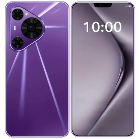 New 5G Smartphone, 6.8-Inch HD Display, 8GB+256GB Storage, Android 13 System, Dual SIM Card, Face Recognition Unlock, Includes Screen Protector & Case, No Cable or Earbuds Included, Smartphone For Women, Mobile Phone, Mobile Phone For Women