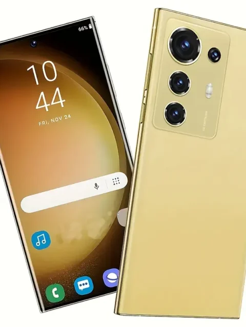 S25 Ultra 6.8-inch smartphone, running Android system, with 8+128GB storage options. It is equipped with dual 13-megapixel + 48-megapixel cameras, comes with a stylus, supports dual SIM cards, and is available in various fashionable colors.