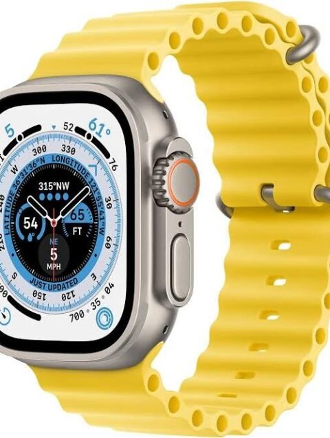 Unisex Smartwatch Compatible for iPhone & Android - 5.0 Smart with Calling, Step Counter, Calorie Tracker, - Fitness Tracker & Smartphone for Men & Women (Golden) - Make/Receive Calls from Phone App